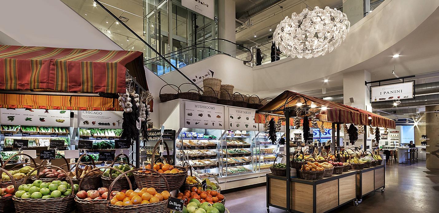 Eataly for blazing the trail for the food hall trends fresh produce