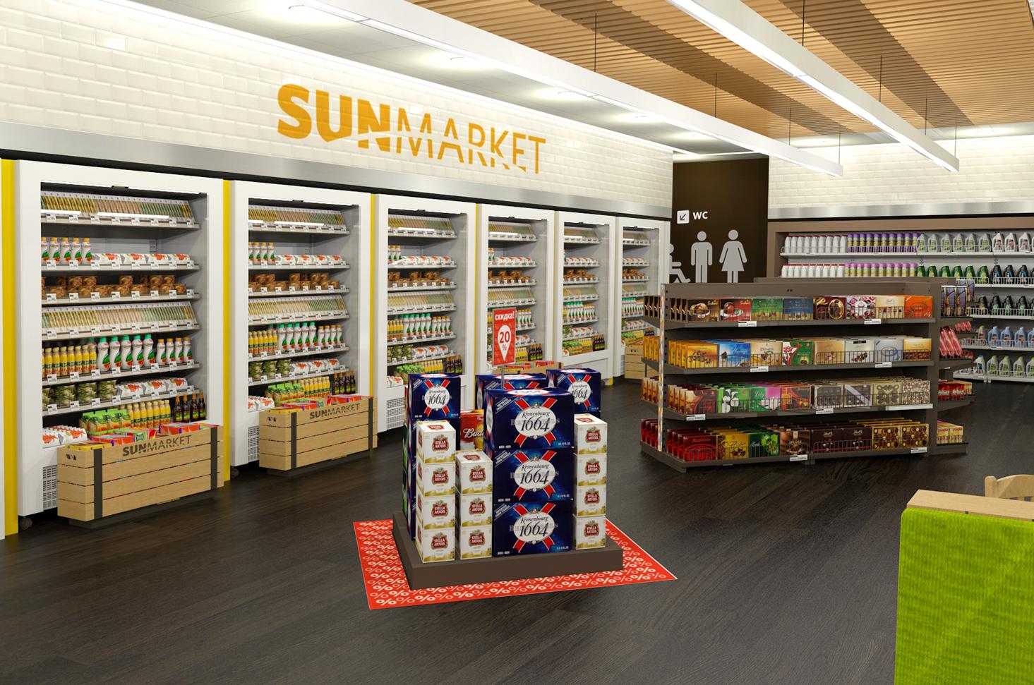 Convenience, flexibility and convergence of cutting edge technology in supermarket design