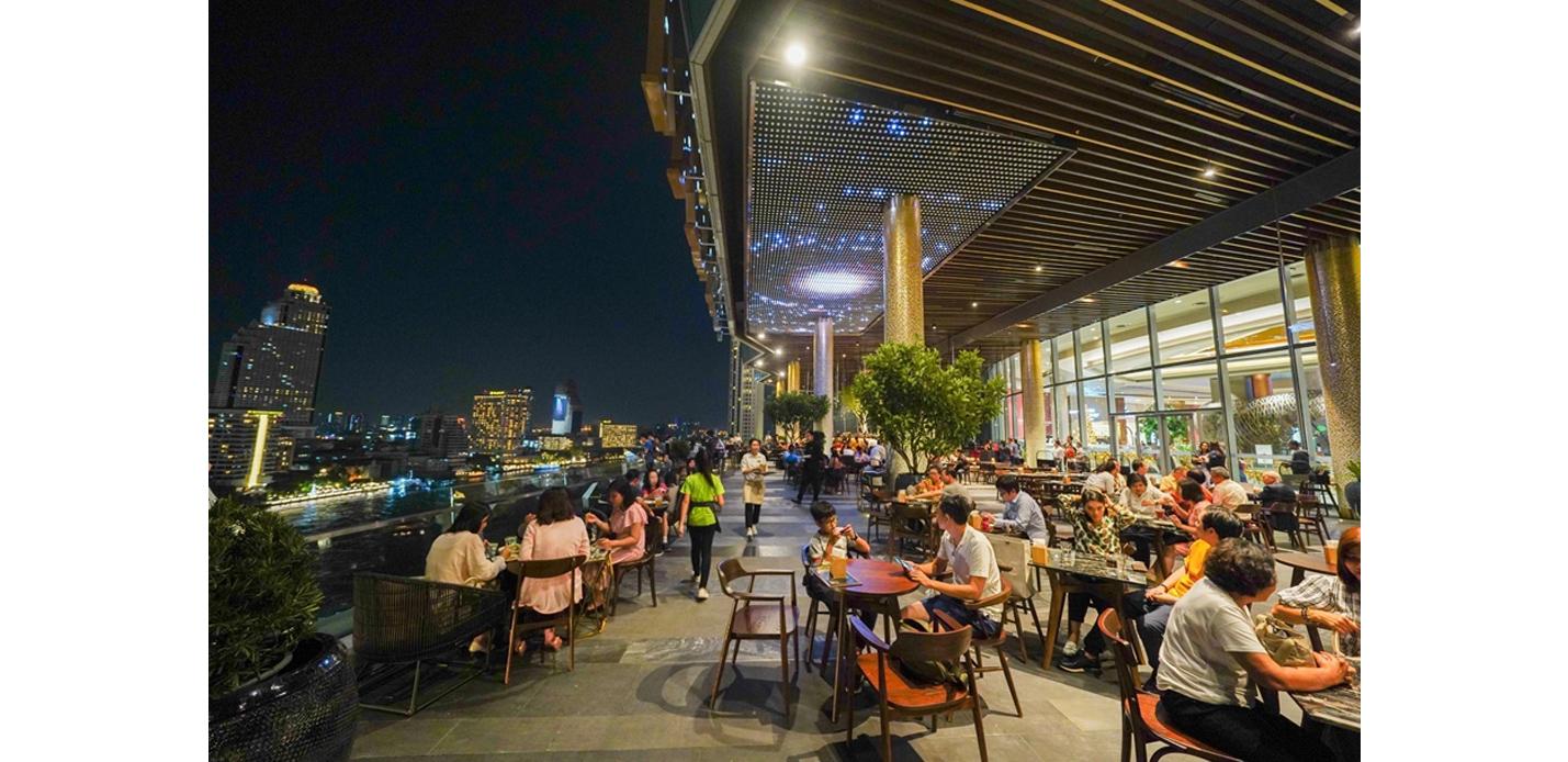 IconSiam shopping mall innovation, convenience and cutting edge interior retail design restaurant terrace