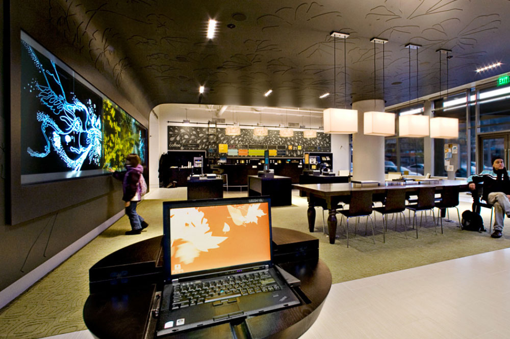 Umpqua Banking Contemporary branch Interior Design
