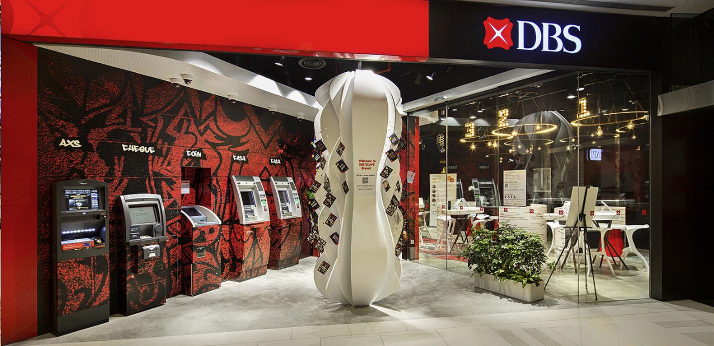 DBS design rebrand creates innovative bank interior design