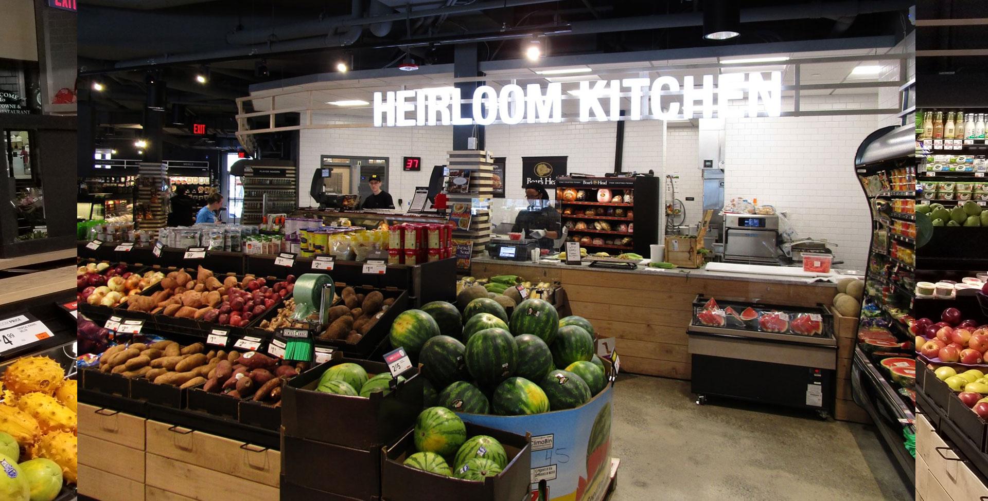 Giant's Heirloom Market innovative retail interior design concept