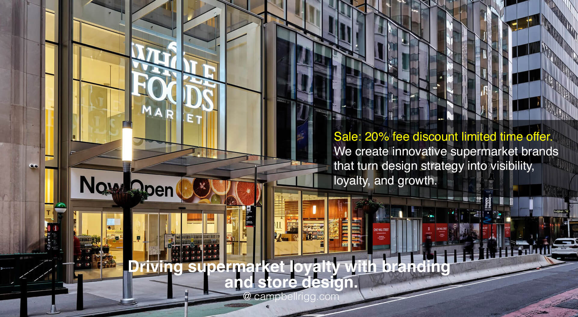 CampbellRigg | Brand Identity in Supermarket Interior Design for Retail Storytelling Success - Design Agency