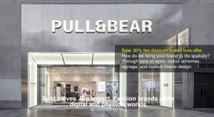 Pull&Bear London Store Entrance - How do we bring your brand to life spatially? Through tone of voic