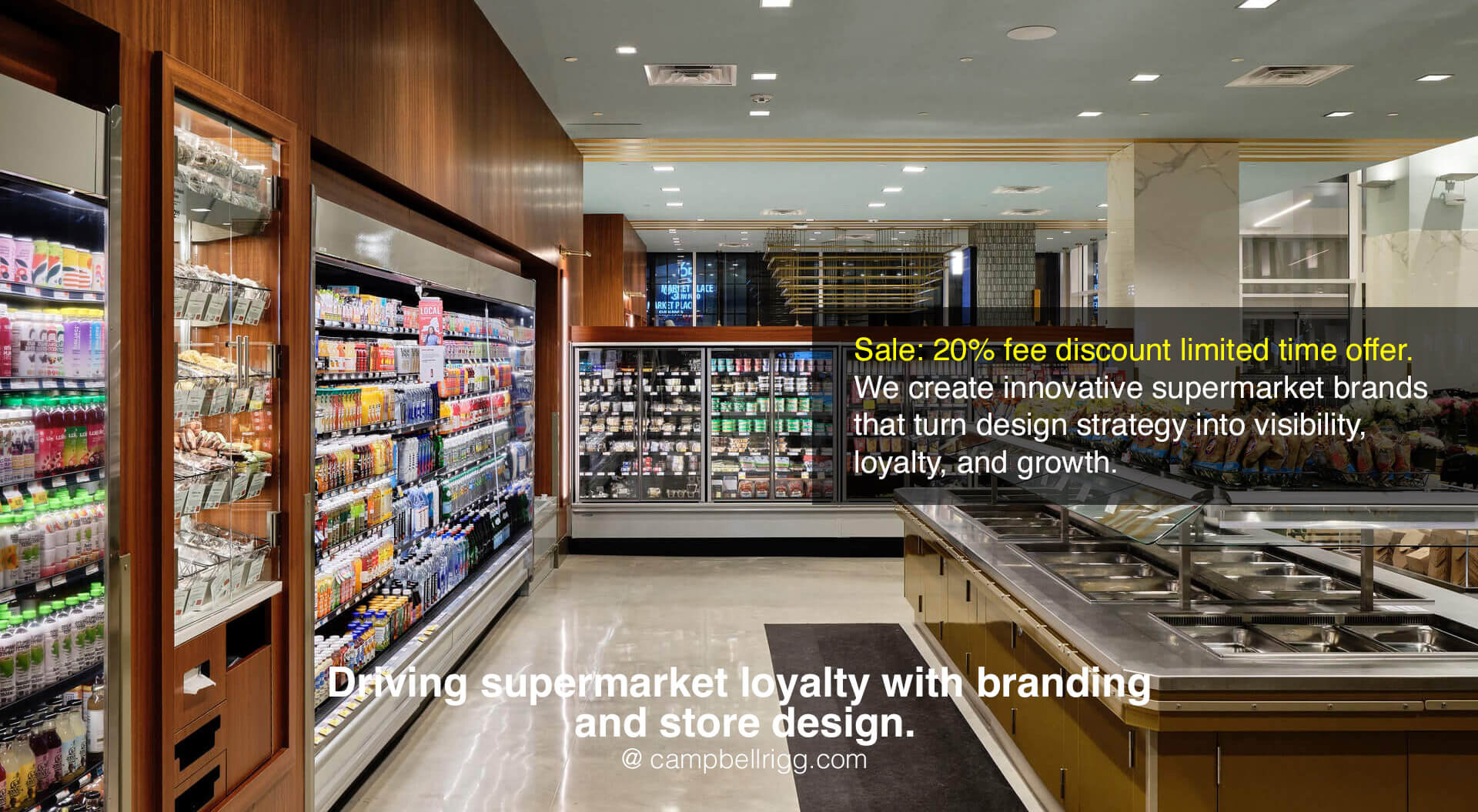 CampbellRigg | Brand Identity in Supermarket Interior Design for Retail Storytelling Success - Design Agency