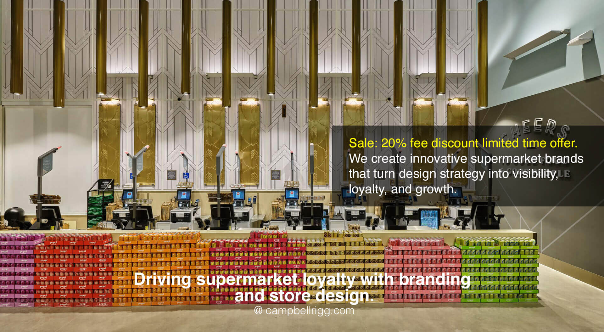 CampbellRigg | Brand Identity in Supermarket Interior Design for Retail Storytelling Success - Design Agency