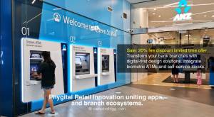 ANZ digital ATM's - Transform your bank branches with digital-first design solutions. Integrate biom