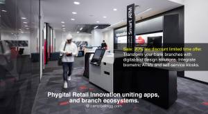 NAB branch branch lobby digital ATM's - Transform your bank branches with digital-first design solut