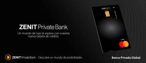 Diseño de la Tarjeta de Crédito Zenit Private Bank: Un mundo de lujo te espera con nuestra nueva tar