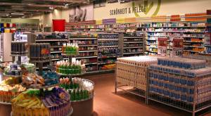 Interspar store interior desgn - aisle dedicated to 