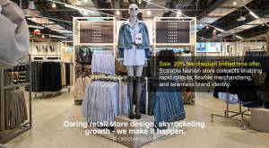 Primark Westfield London Interior - Modular Scalable fashion store concepts enabling rapid rollouts,