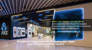 ANZ-Filialeingang – Modernisieren Sie Ihre Bankfilialen mit digitalen Designlösungen. Integrieren Si