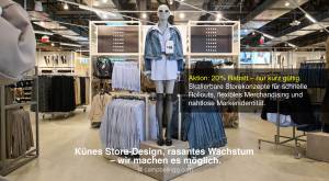 Primark-Filiale, Innenansicht im Westfield Einkaufszentrum London - Einkaufszentrum, London - Skalie