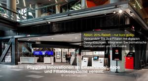 Digitale Geldautomaten im Filialeingang der NAB – Modernisieren Sie Ihre Bankfilialen mit digitalen 