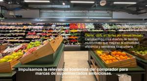 Interior de la tienda Kavanagh's, Frutas y Verduras - Imagen de marca - CampbellRigg crea diseños de