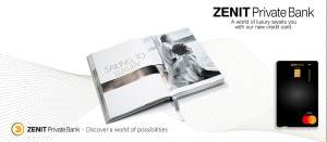 Zenit Private Bank - A world of luxury awaits you with our new credit card - Credit Card Design and 