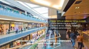 Vista interior del Marmara Forum – Impulsando un diseño de interiores de centro comercial audaz haci