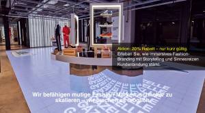 Innenansicht eines Nike-Stores - Erleben Sie, wie immersives Fashion-Branding mit Storytelling und S