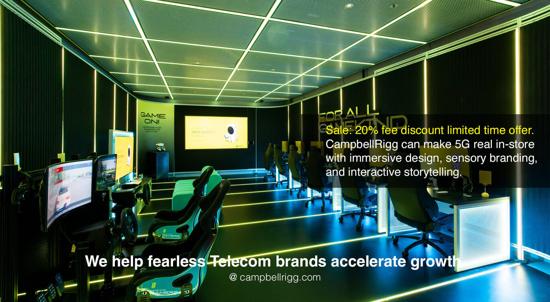 5G Retail Experience Design for Telecom & Tech Brands | CampbellRigg Agency