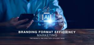 AI - BRANDING FORMAT EFFICIENCY MARKETING, TWO MARKETS, ONE DIRECTION: EFFICIENCY WINS