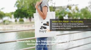 Port City Mall Branding on shopping bag  – Transformieren Sie Ihr Einkaufszentrum mit visionärer Arc