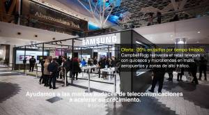 Smasung CampbellRigg reinventa el comercio minorista de telecomunicaciones con quioscos y microtiend