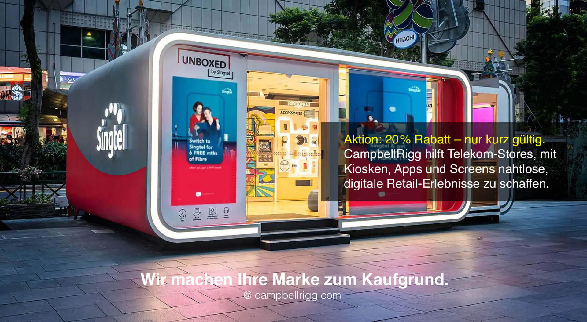 Digital-First Telekom Retail Design | Phygital Store Lösungen – CampbellRigg Agentur