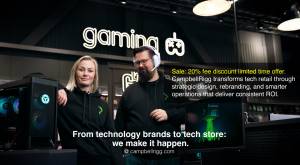 Elgiganten city store gaming and branding - CampbellRigg transforms tech retail throughstrategic de