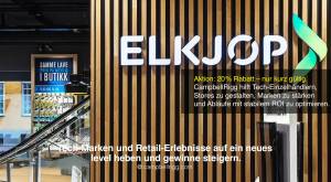Elkjop, Norwegen – Ladeninnenausstattung und Markenkonzept – CampbellRigg unterstützt Technologiehän