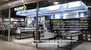 Elkjop Norway - Phone House Mall Store Entrance, Merchandising Systems Dislpay Design and Branding C