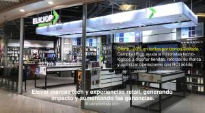 Concepto de entrada y marca de la tienda Elkjop Phone House - CampbellRigg ayuda a minoristas tecno-