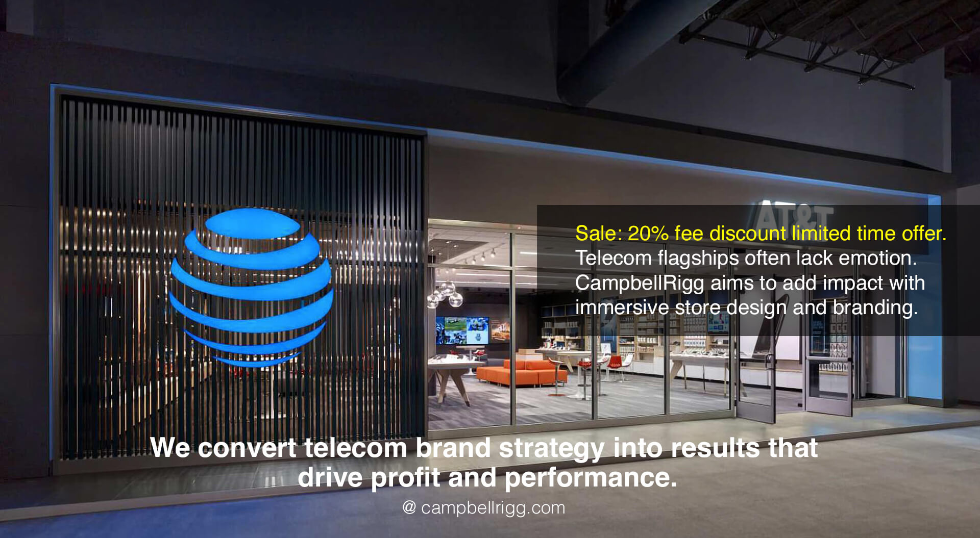 Flagship & Standard Store Design for Telecom & Tech Brands – CampbellRigg Agency