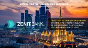 El rebranding de Zenit Bank genera mayores beneficios en la ciudad de Moscú.