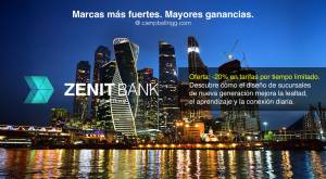 El rebranding de Zenit Bank genera mayores beneficios en la ciudad de Moscú.