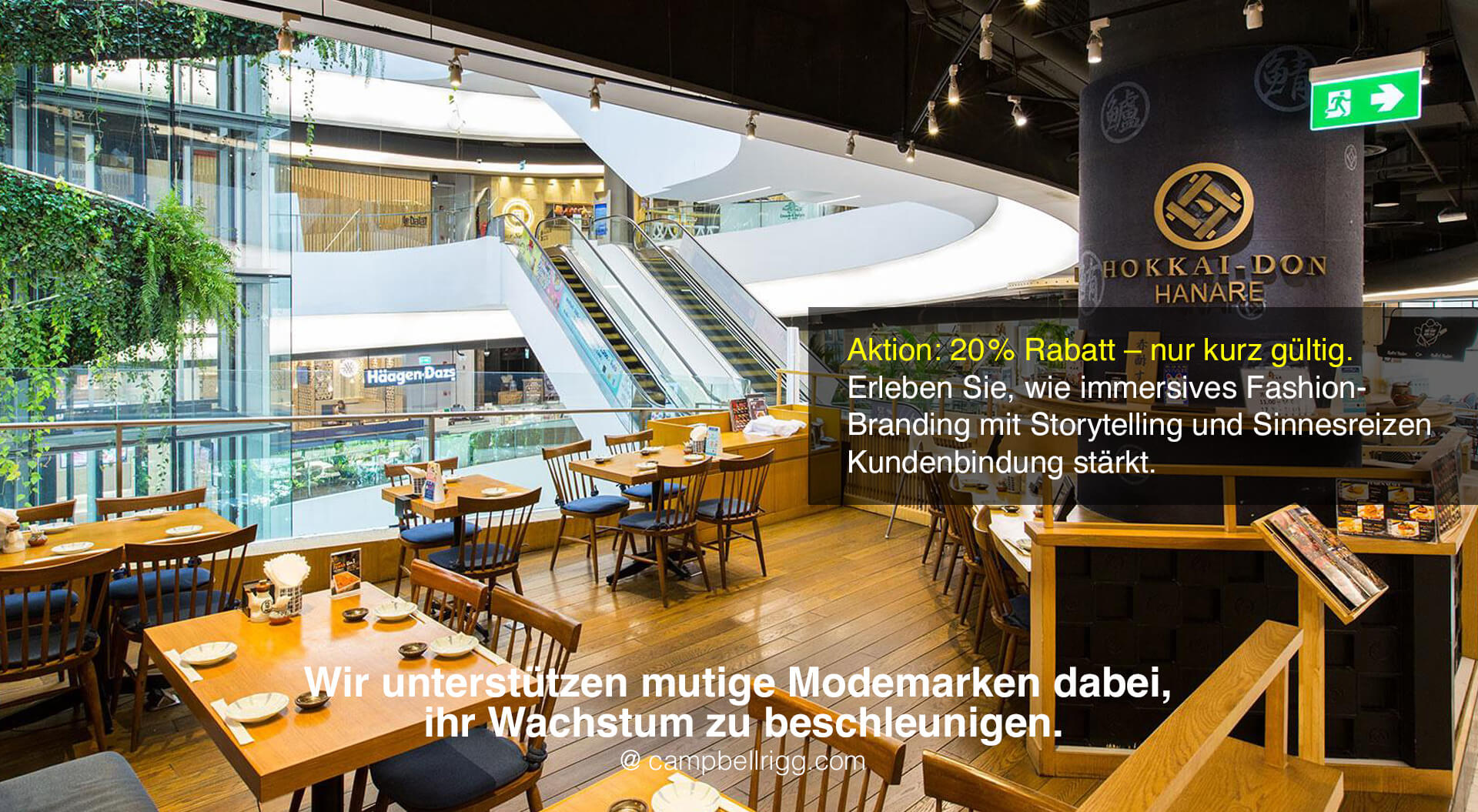 Gestaltung fesselnder Food-Court-Erlebnisse: Planung & Branding | CampbellRigg