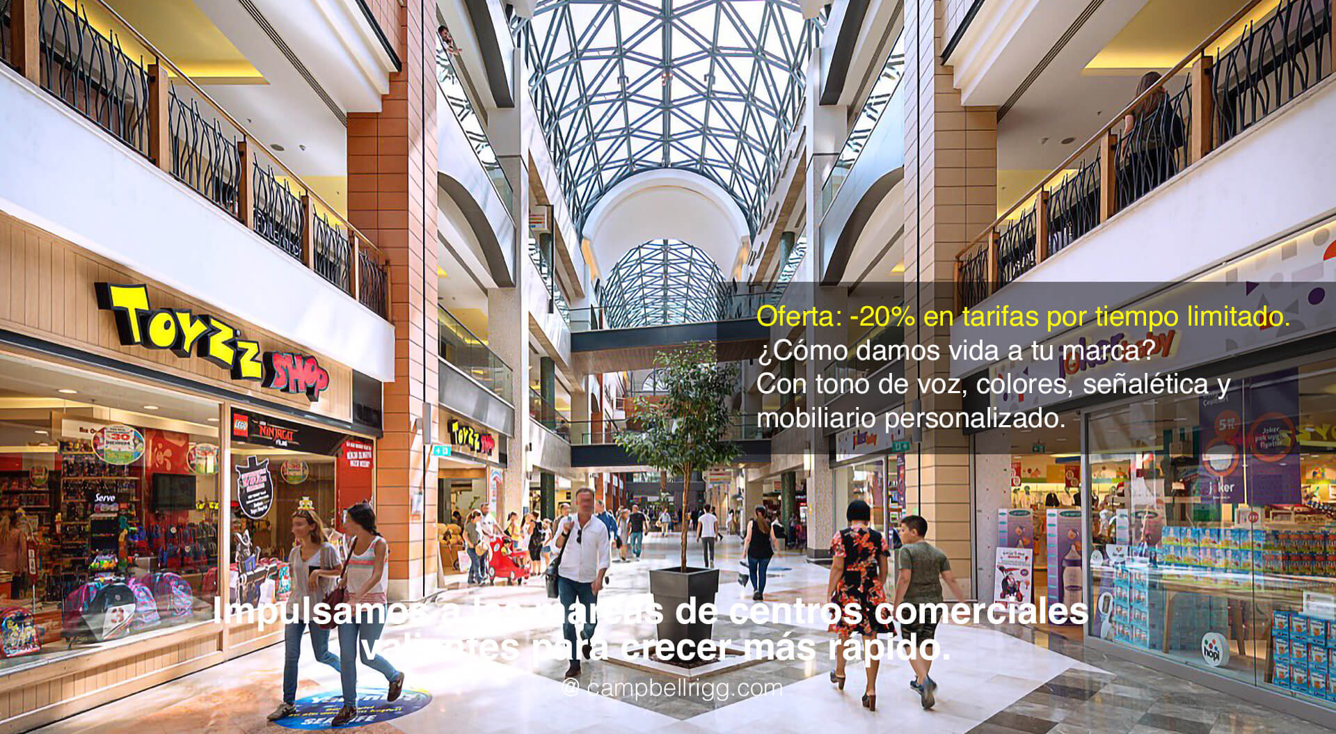 Planificación, Diseño Interior y Branding de Centros Comerciales de Uso Mixto | CampbellRigg