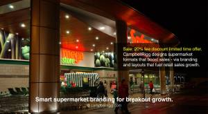 Safeway Mega Store Milton Keynes, London  - Entrance. Sale: 20% fee discount limited time offer. Cam