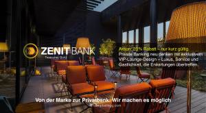 Zenit Private Banking neu gedacht – mit exklusivem VIP-Lounge-Design – Luxus, Service und Gastlichke