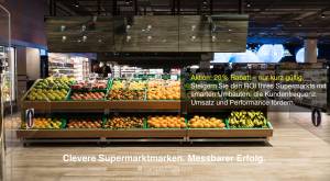 COOP Mailand – Obst- und Gemüseauslage. Steigern Sie den ROI Ihres Supermarkts mit smarten Umbauten,