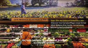 PCC Community Market interior store design, fruit & vegetable display and branding - We help fearles