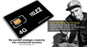 A street rapper. We turn brand strategy into business profit at Tele2. We convert strategic creativi