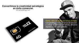 Un rapero callejero. En Tele2, convertimos la estrategia de marca en beneficios comerciales. Transfo