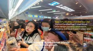 Lawson convenience store customers shopping - We help fearless supermarket brands accelerate growth.