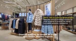 Merchandising de exhibición interior de la tienda Tom Tailor - Descubre cómo el branding inmersivo e