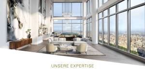 Markenbildung und Marketing für Vermögens- und Nachlassplanung. Exklusives New Yorker Apartment mit 