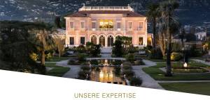 Markenbildung und Marketing für Vermögens- und Nachlassplanung. Villa Ephrussi de Rothschild.