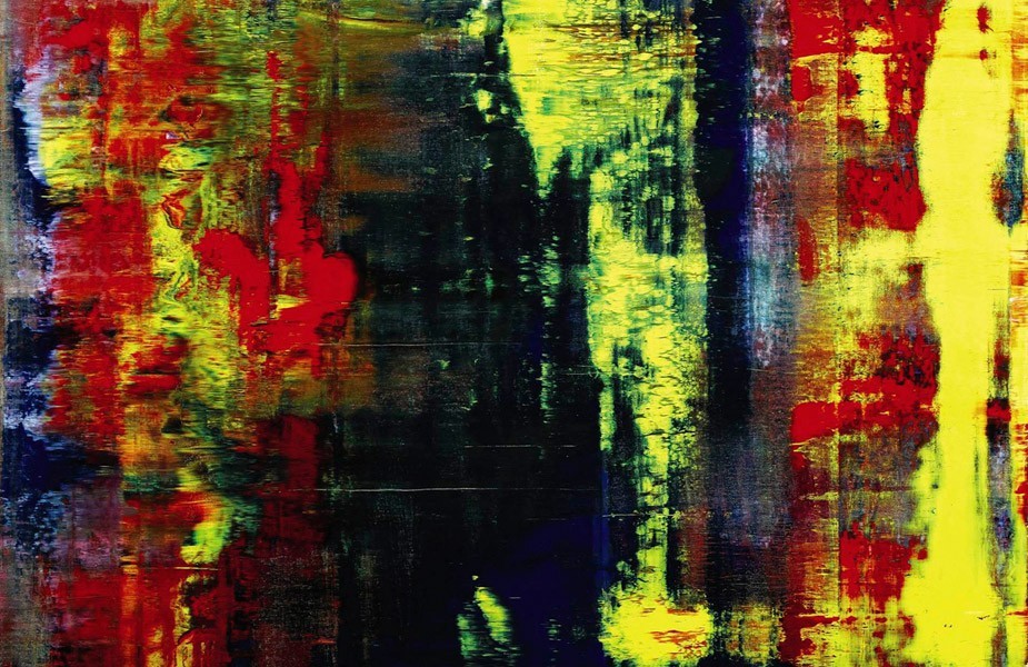 Retail design consultant painting by Gerhard Richter, Abstraktes Bil
