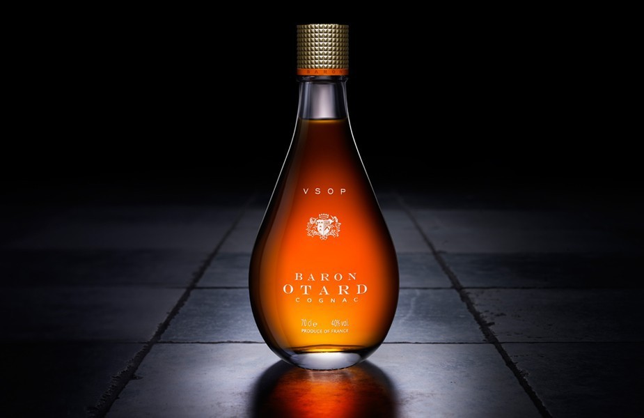 Baron Otard design agency duty free travel retail bottle design