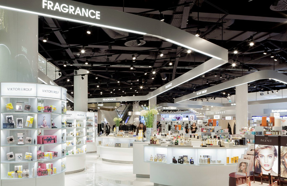 Reinvention of the department store beauty and fragrance departments