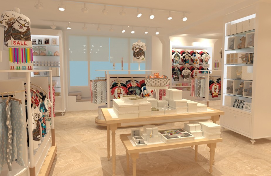 Fashion retail design trends at Boyner in Turkey childrens wear department- brand agency